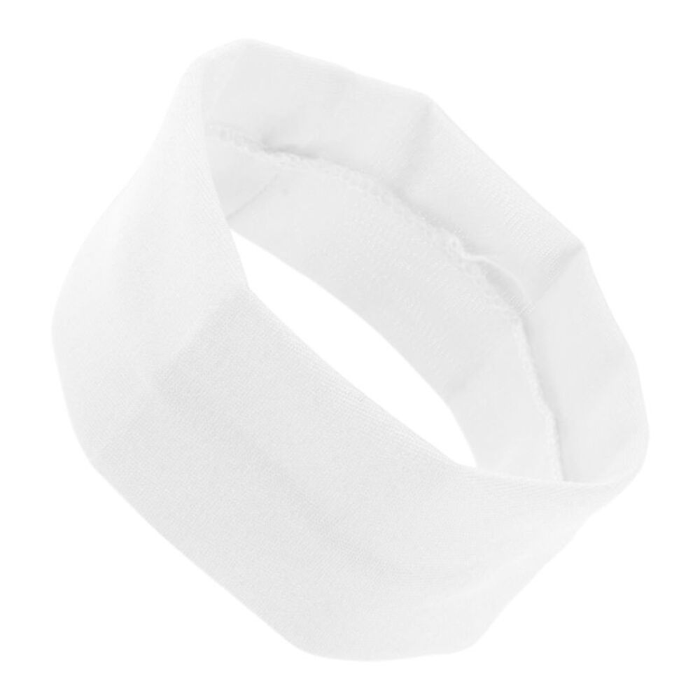 Compression Headband Elastic Headband for Sport White